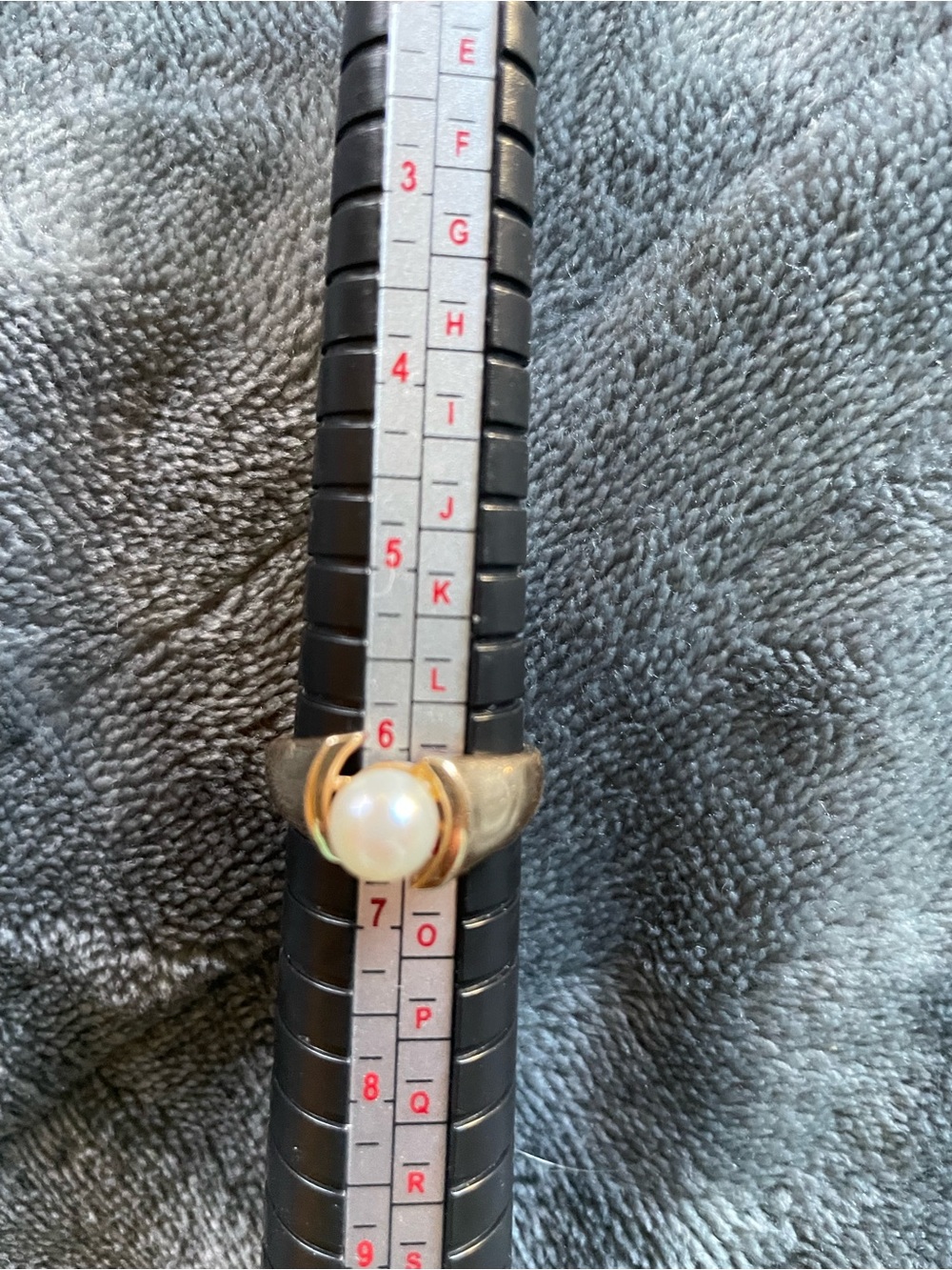 Pearl Accent 14k Gold Ring - Women Jewelry - Picture 6 of 7